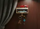Car Garage | Key Hanger | 1:64 Die Cast Car