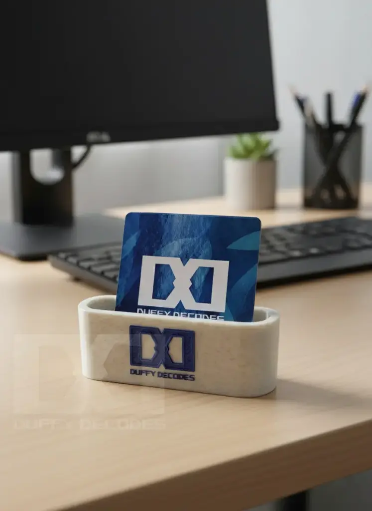 Customized Business Card (Black & Blue)